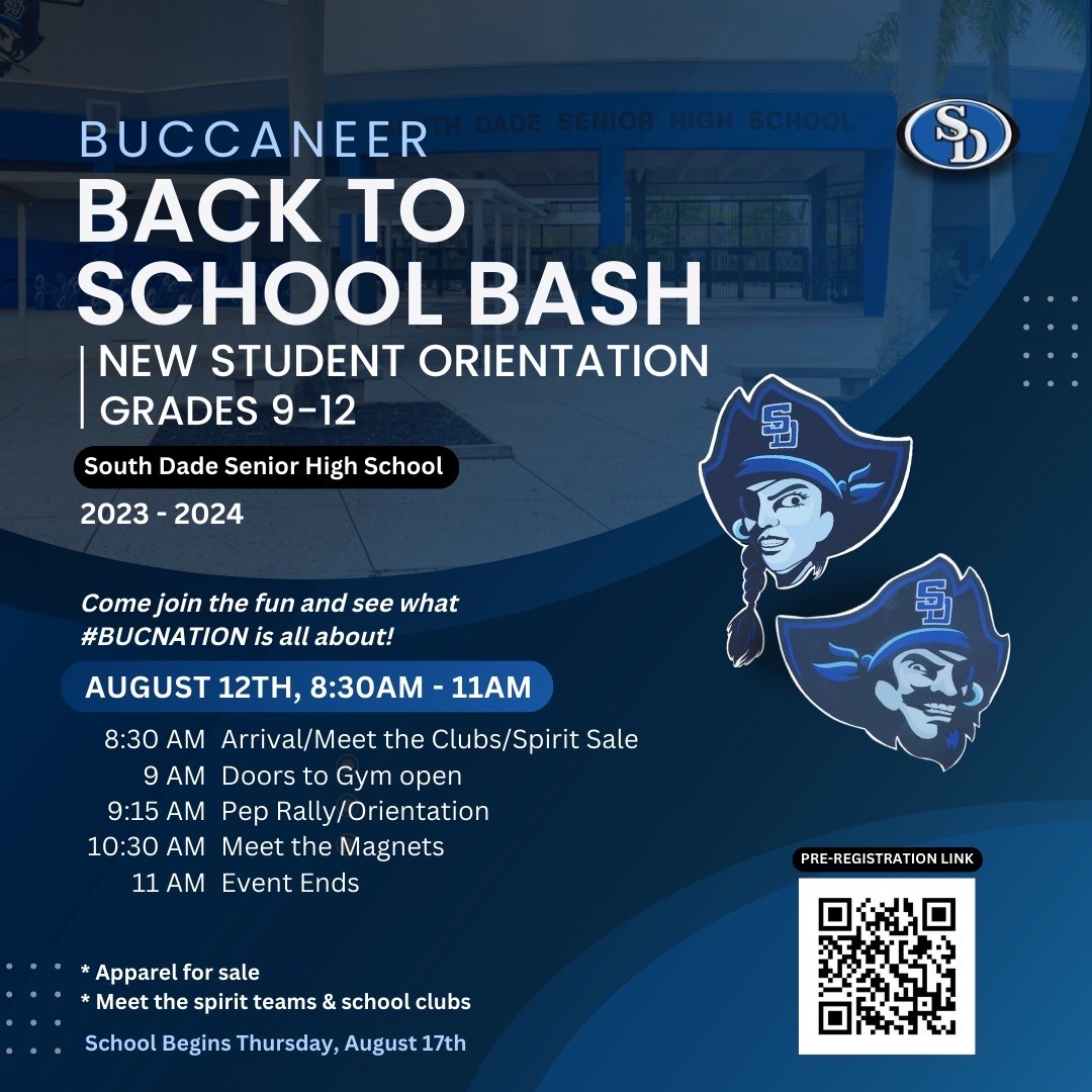 Freshman Orientation (Aug. 11) & Open House (Aug. 12)