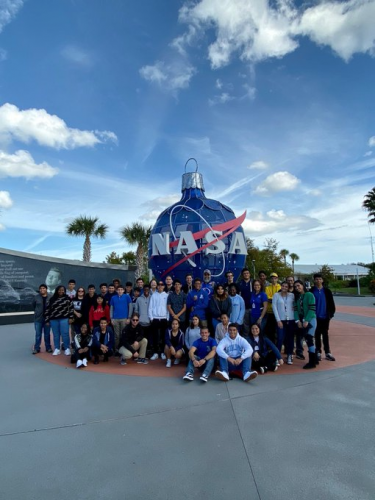 Students at Kennedy Space Center
